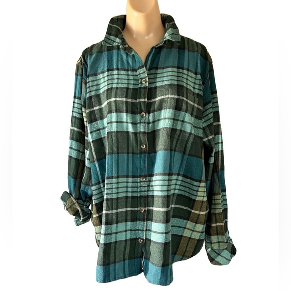 Sonoma l Flannel Plaid Size Women XL - Picture 2 of 5